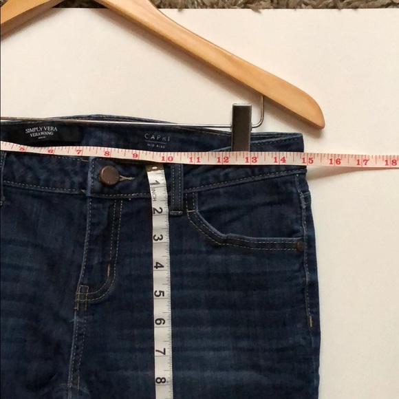 Simply Vera, capri mid rise jeans, size 4.....👖👖 (1) - Picture 14 of 16
